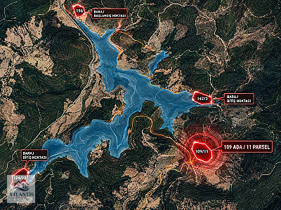 İZMİR KINIK BÜYÜKOBADA BARAJ PROJESİNE YAKIN 5.374 M² ARAZİ