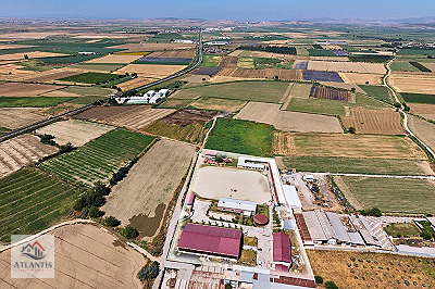 İzmir Menemen'de Satılık Binicilik Tesisi ve Çiftlik - 14.625 m²